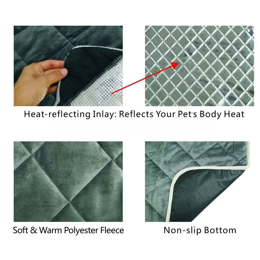 Self-Warming Pet Blanket for Outdoor Use - - MyPetDollar.com