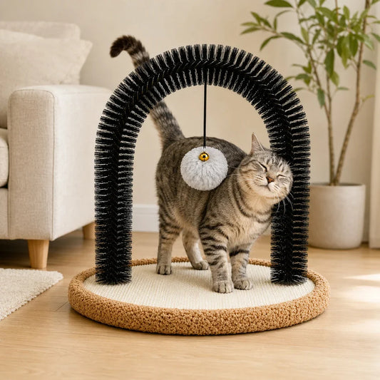 Cat Self Groomer Arch With Reversible Sisal - MyPetDollar.com