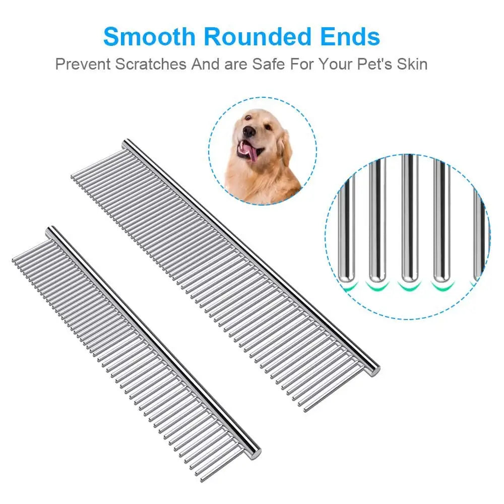 Cat and Dog Stainless Steel Comb Grooming - MyPetDollar.com