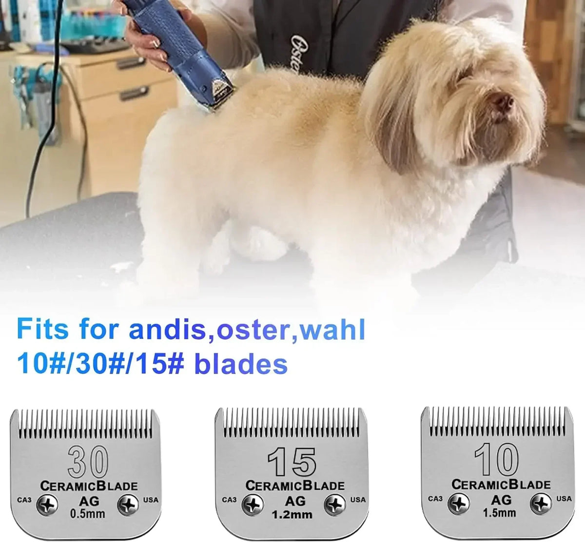 Pet 9 Color Stainless Steel Comb Set For - MyPetDollar.com