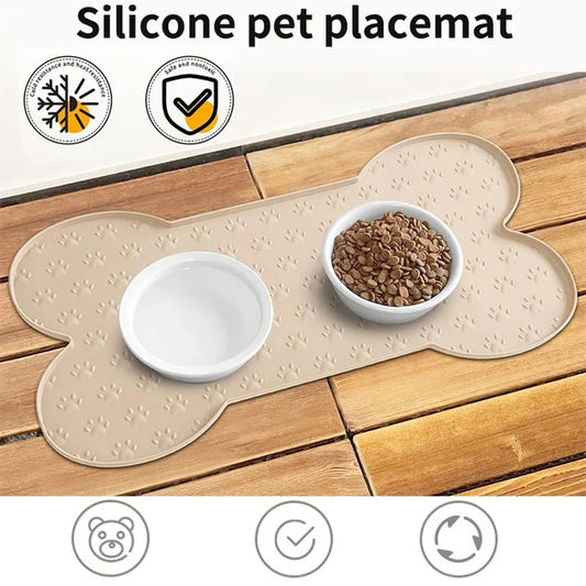 Black/Apricot/Pink/Grey Pet Silicone Mat, - MyPetDollar.com