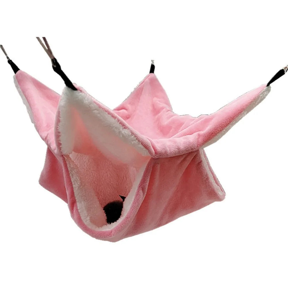 Pet Warm Bed Double-layer Hamster Hammock – 3 Colors