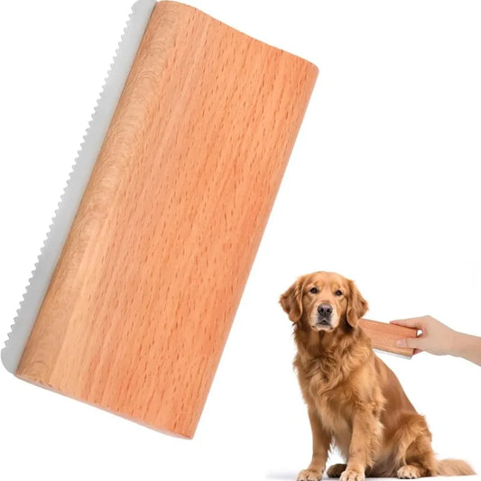 Pet Hair Removal Comb Wood Horse Brush Dog - MyPetDollar.com