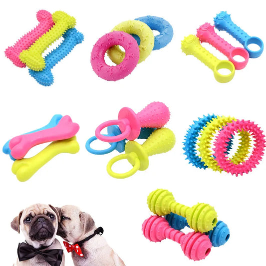 Pet Toys For Small Dogs Rubber Pacifier Ring - MyPetDollar.com