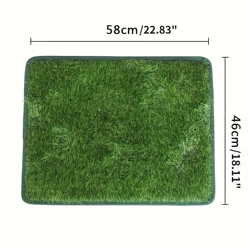 Non-Slip Simulation Lawn Dog Toilet Training Mat