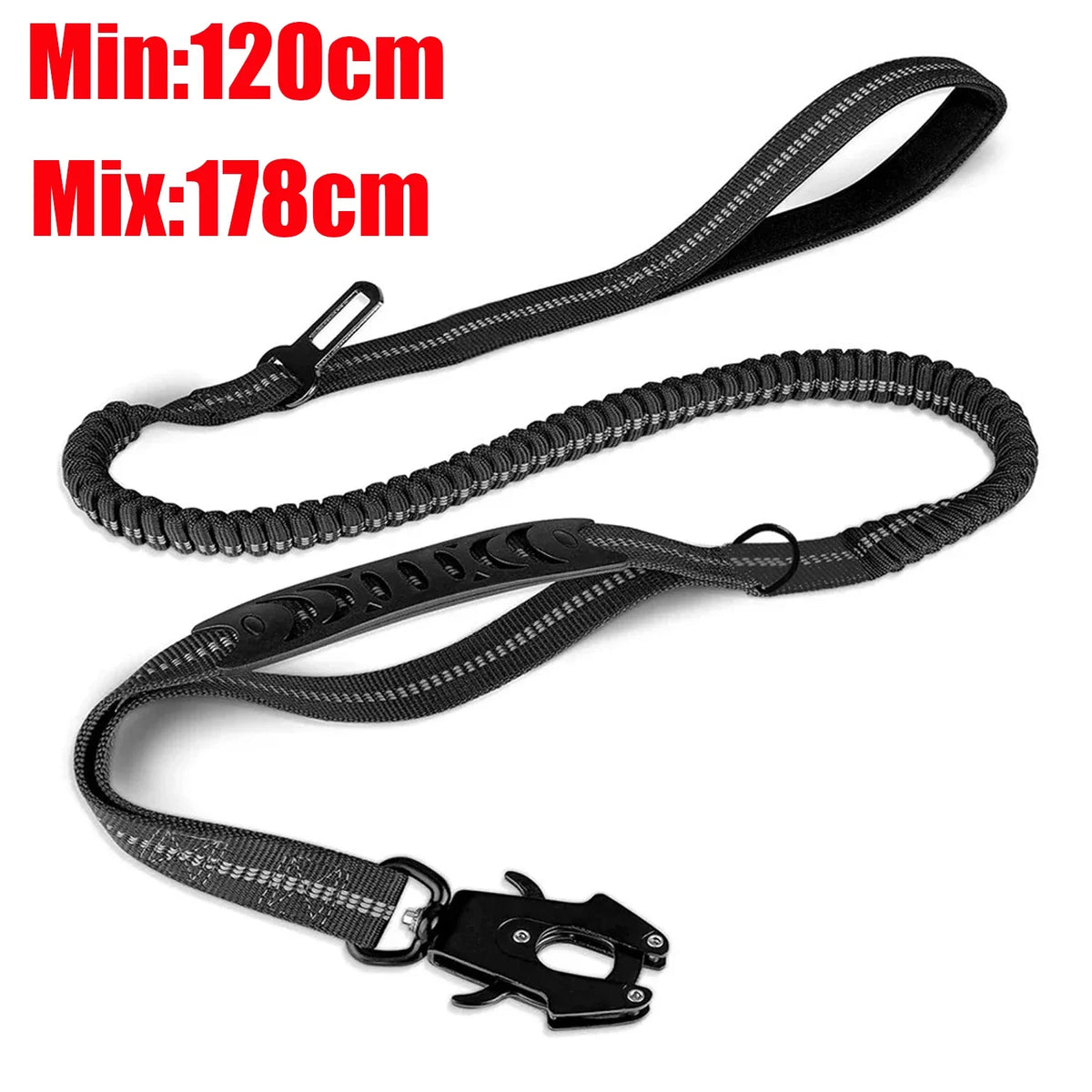 Reflective Shock Absorbing Dog Lead