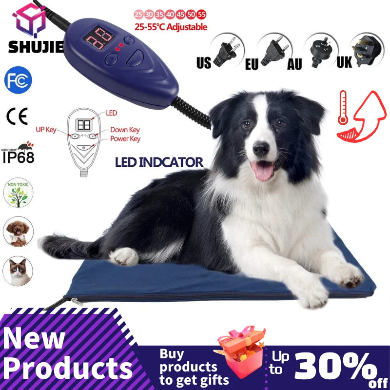 Dog Adjustable Electric Heating Pad - MyPetDollar.com
