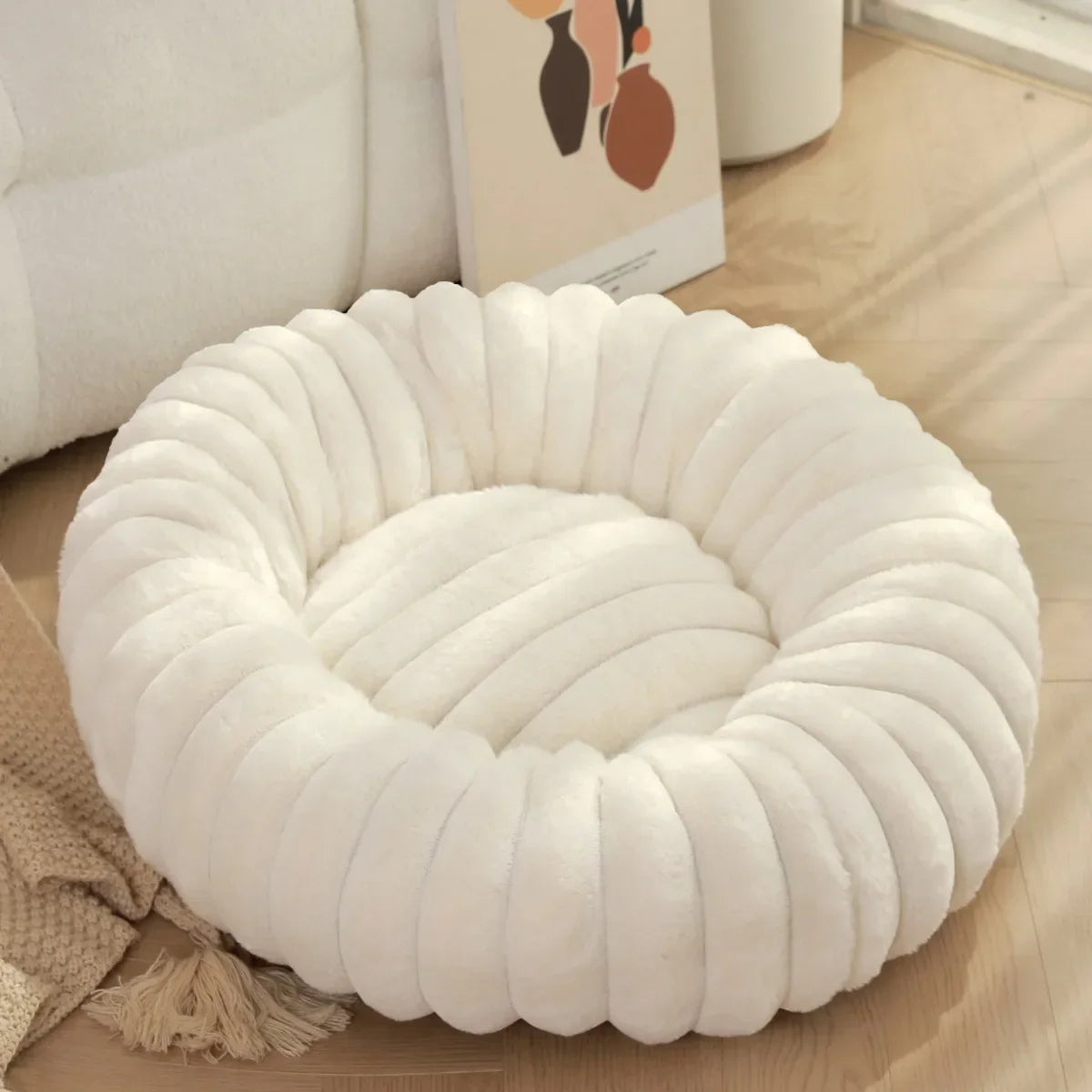 Round Bed for Dog Bed Mats Super Soft Cat - MyPetDollar.com