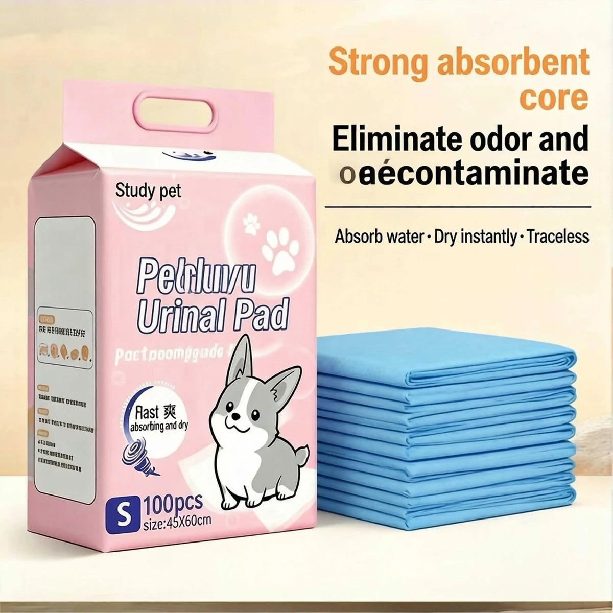 Pet Thickeneded Diaper Pads, Super Absorbent - MyPetDollar.com
