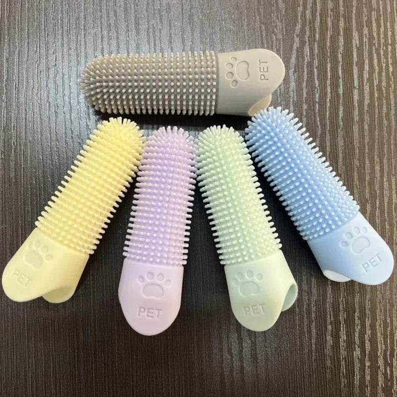 Soft Silicone Dog Toothbrush 360° Finger - MyPetDollar.com