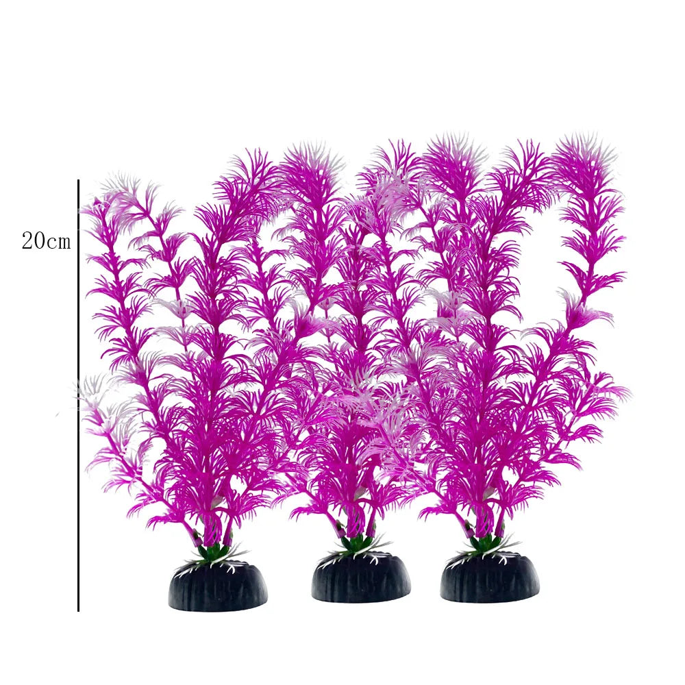 Artificial Aquarium Decor Plants Water Weeds - MyPetDollar.com