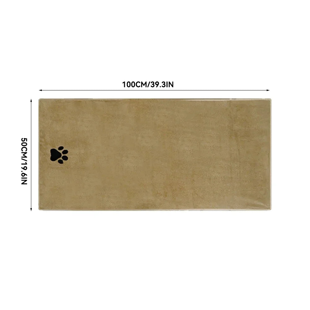 Soft 35 75cm 50 100cm Dogs Grooming Supplies Microfiber Pet Bath