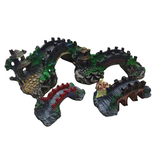 1PC Fish Tank Artificial Bridge Resin - MyPetDollar.com