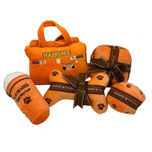 Fancy Pet Gifts Sets Plush Puppy Dog Squeaky - MyPetDollar.com