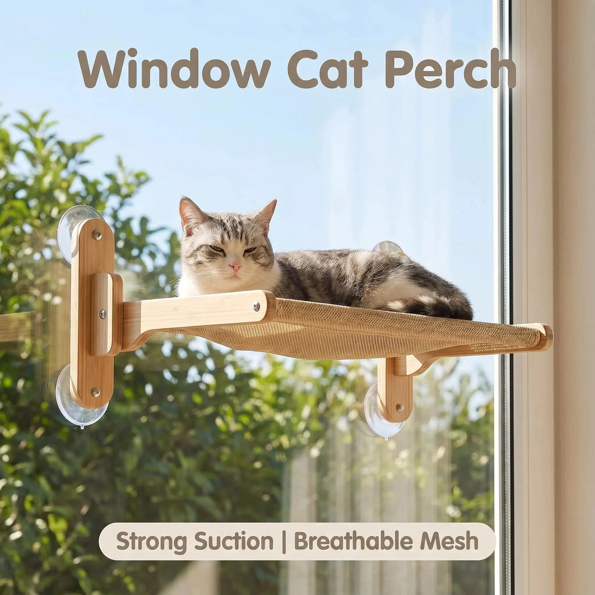 Folding Cat Hammock Large Size Double Strong - MyPetDollar.com