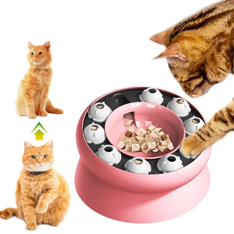 Interactive Cat Toys Slow Feeder Bowl for - MyPetDollar.com