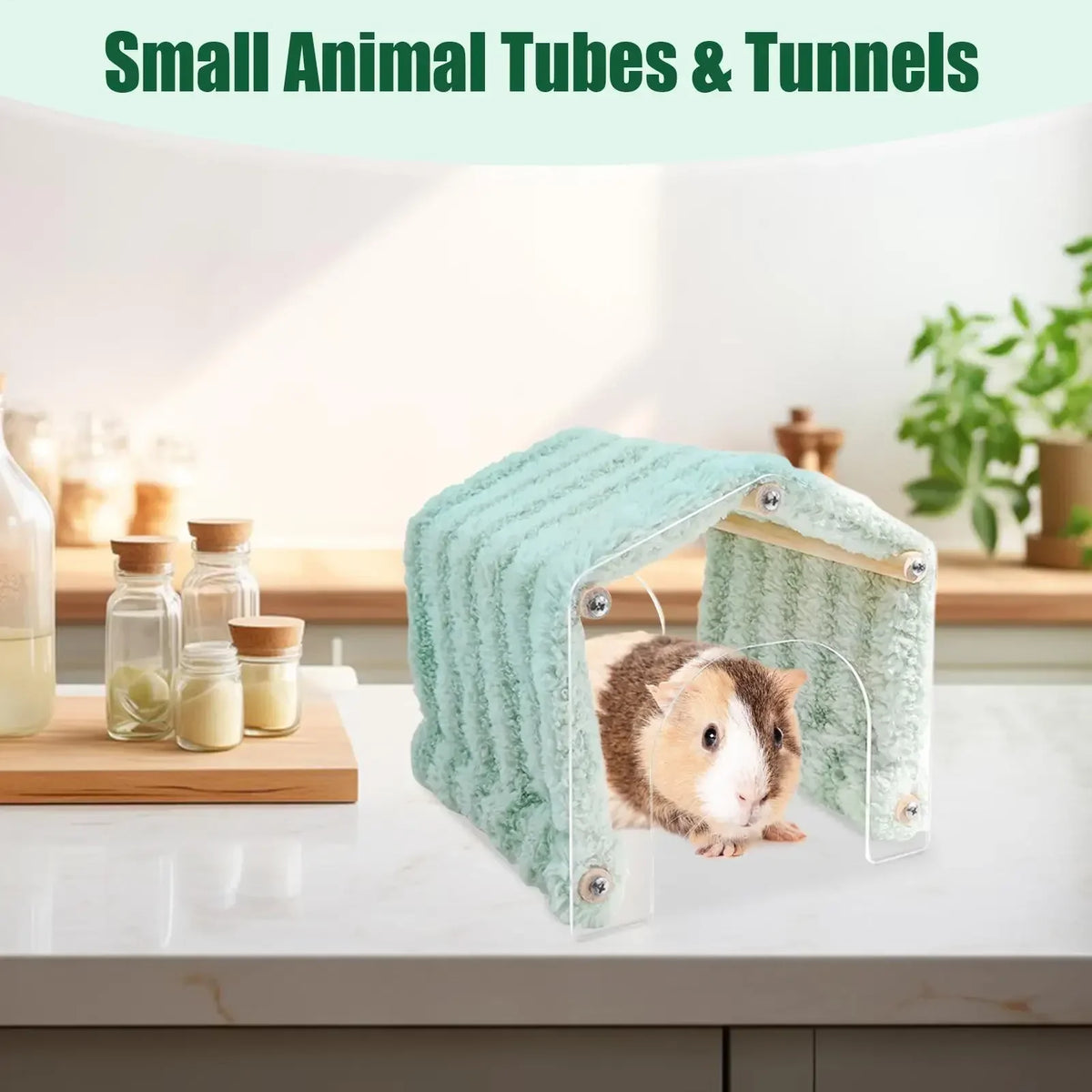 Bunny Tunnel House Habitat Space Saving - MyPetDollar.com