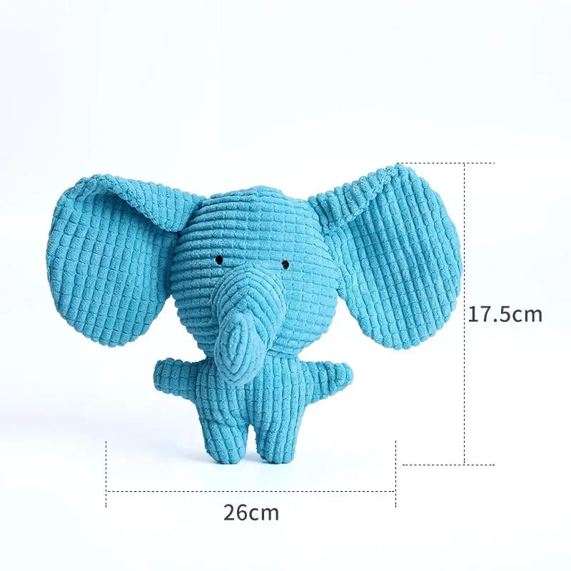 Cute Plush Toys Squeak Pet Cow Rabbit Animal – Small Pet Supplies