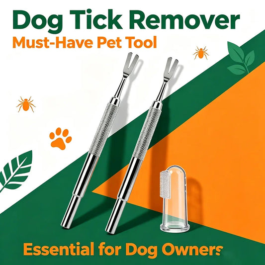 Portable Stainless Steel Tick Remover Fork, - MyPetDollar.com
