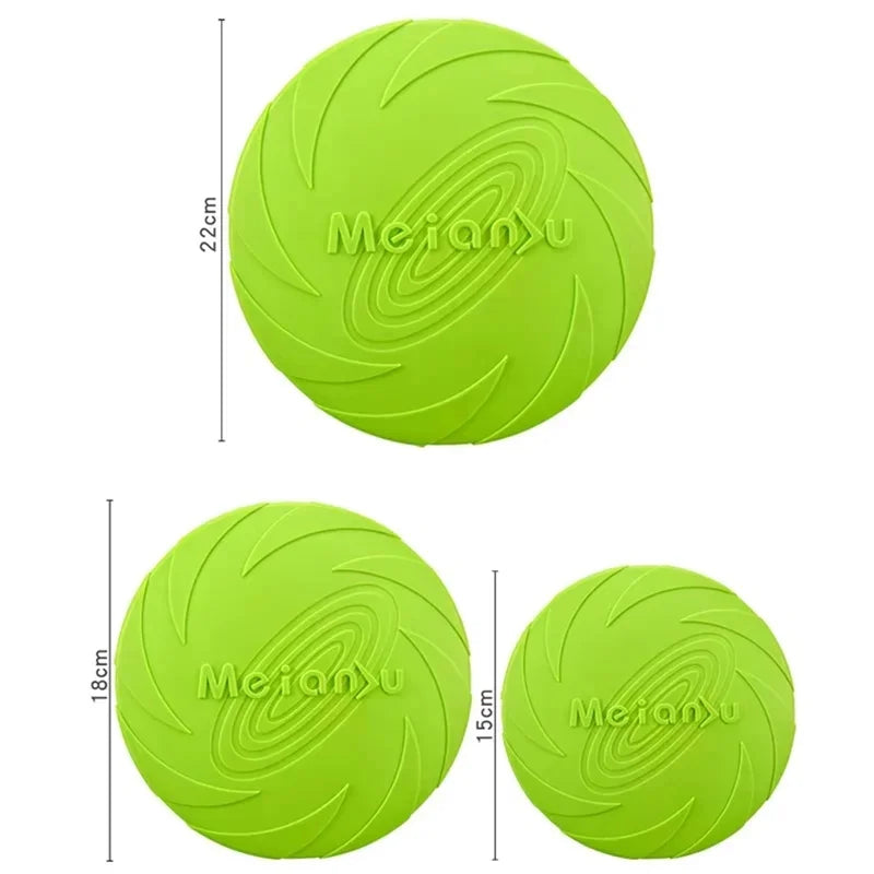 Pet Dog Flying Disk Toy Silicone Material - MyPetDollar.com
