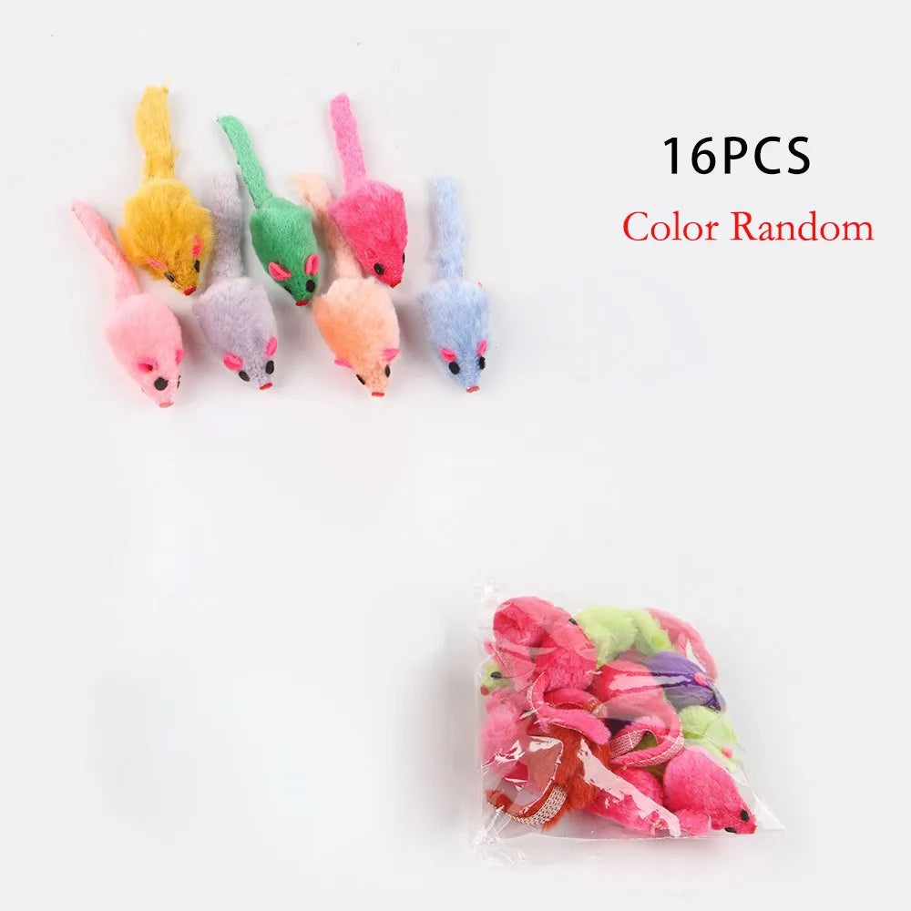 4/16/32/48PCS Bite Resistance False Mouse - MyPetDollar.com