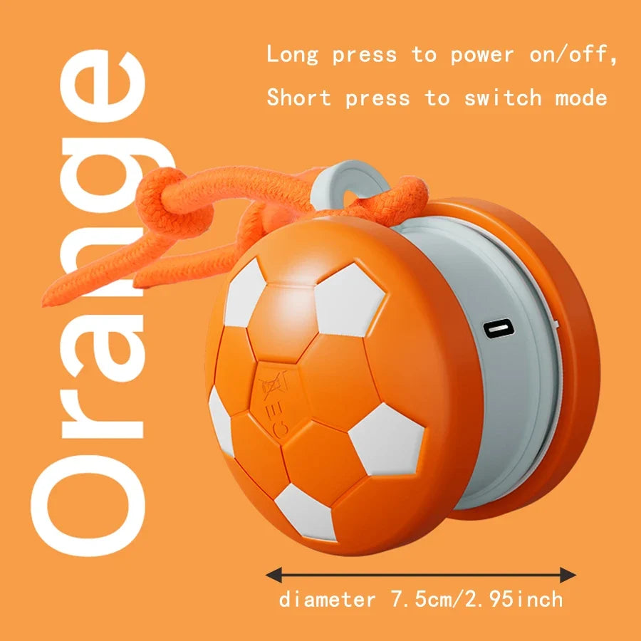 Smart Interactive Dogs Toy Balls Pets Dual Wheel Spinning, Rechargeable
