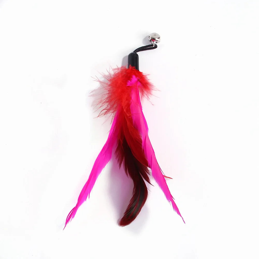 Cat Feather Toy Accessories False Mouse Worm - MyPetDollar.com