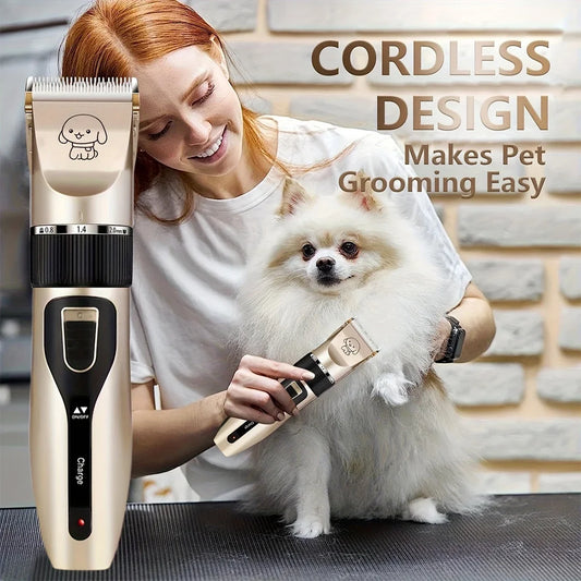 USB Rechargeable Electric Pet Grooming Kit - MyPetDollar.com