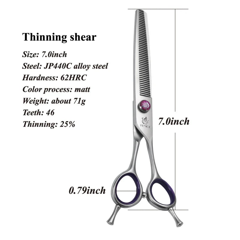 Fenice 7.0/8.0inch Professional Dog Grooming - MyPetDollar.com