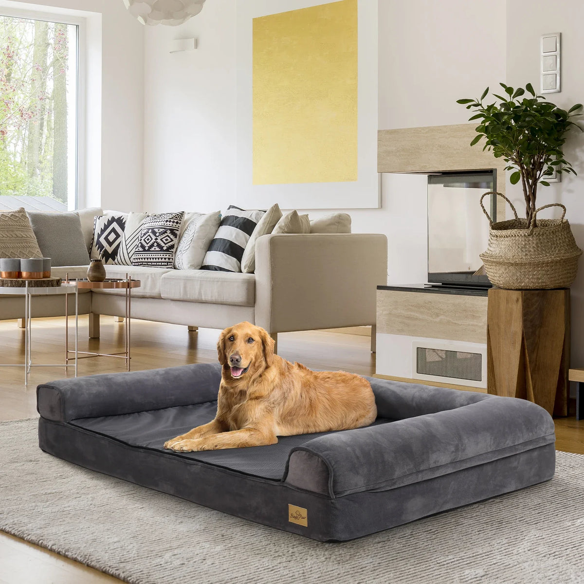 XXL XL Large Calming Dog Bed Orthopedic - MyPetDollar.com