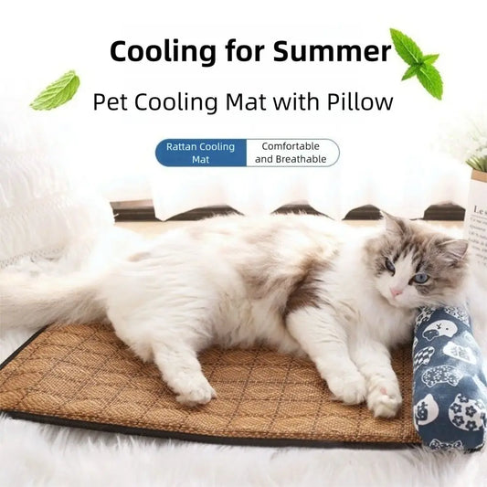 Safe Cute Print Pet Cooling Mats Washable - MyPetDollar.com