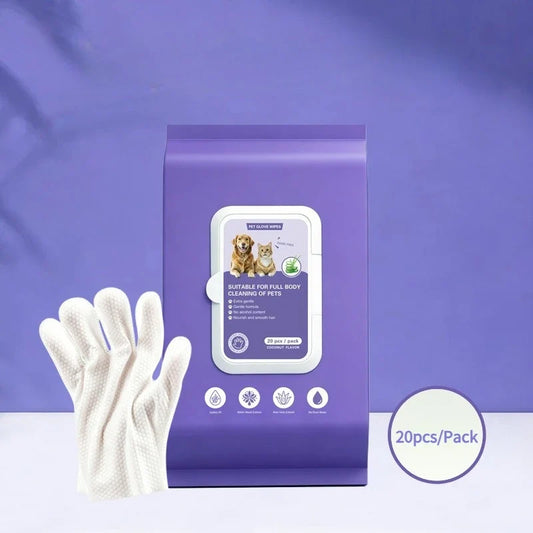 Wipes for Dogs Cats, Glove Design, Fresh - MyPetDollar.com