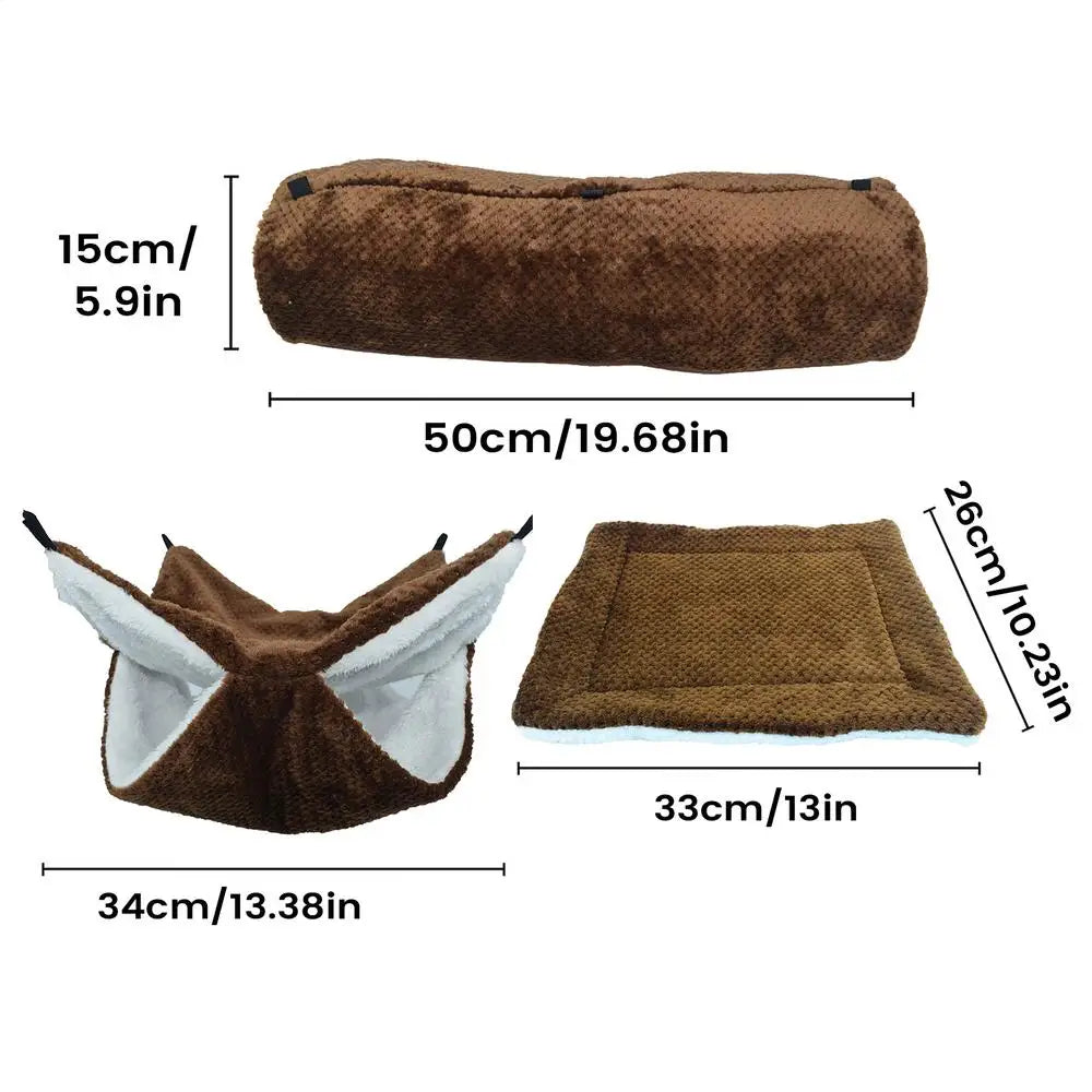 Warm Small Animal Hanging Bed Hamster Bed Cave