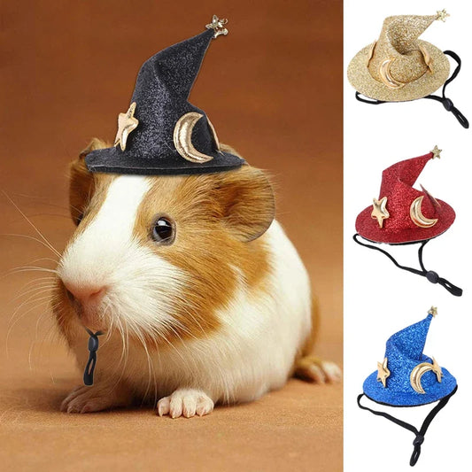 Mini Witch Hat for Small Animals Adjustable - MyPetDollar.com