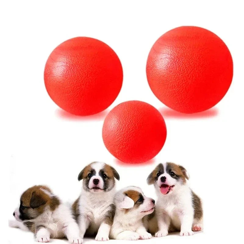 Indestructible Solid Rubber Ball Pet Dog Toy - MyPetDollar.com