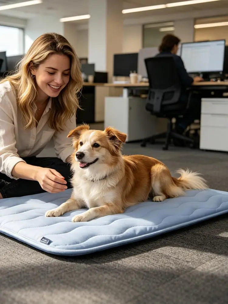 Dog Cooling Mat Indoor Non Slip Breathable - MyPetDollar.com