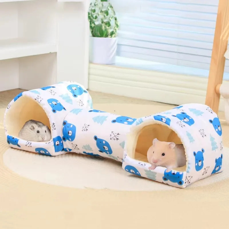10pcs Hamster Tunnel Bed Little Pet Cotton - MyPetDollar.com