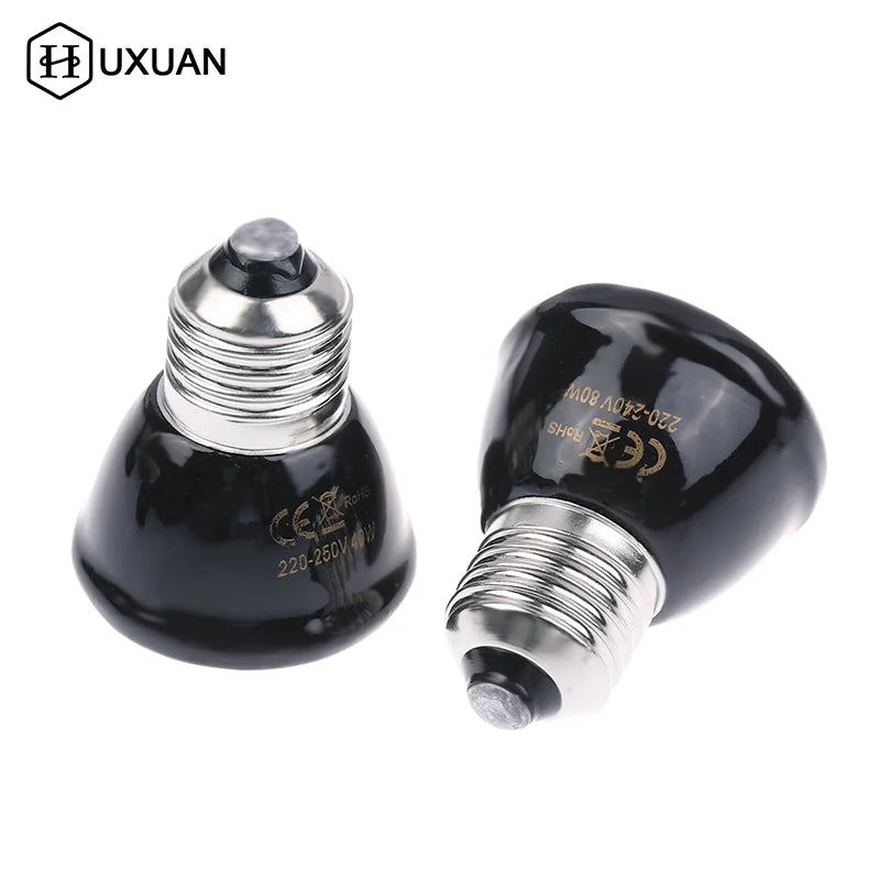 1Pc 220-240V Far Infrared Heating Lamp Black - MyPetDollar.com