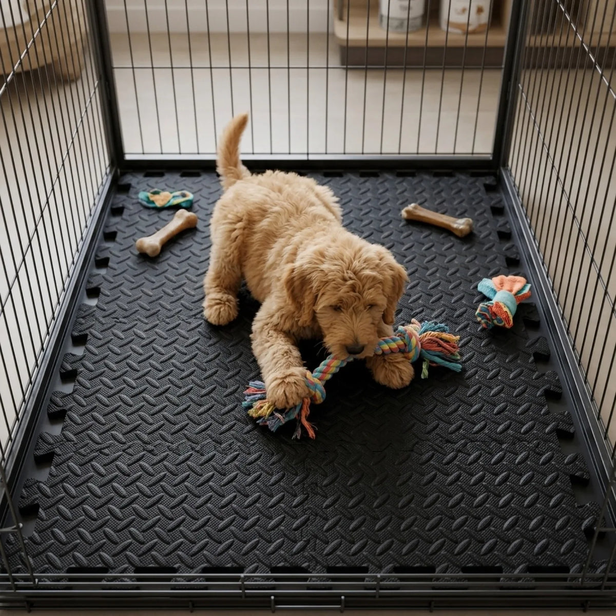 Pet Play Puzzle Mat EVA Foam Floor Tile - MyPetDollar.com