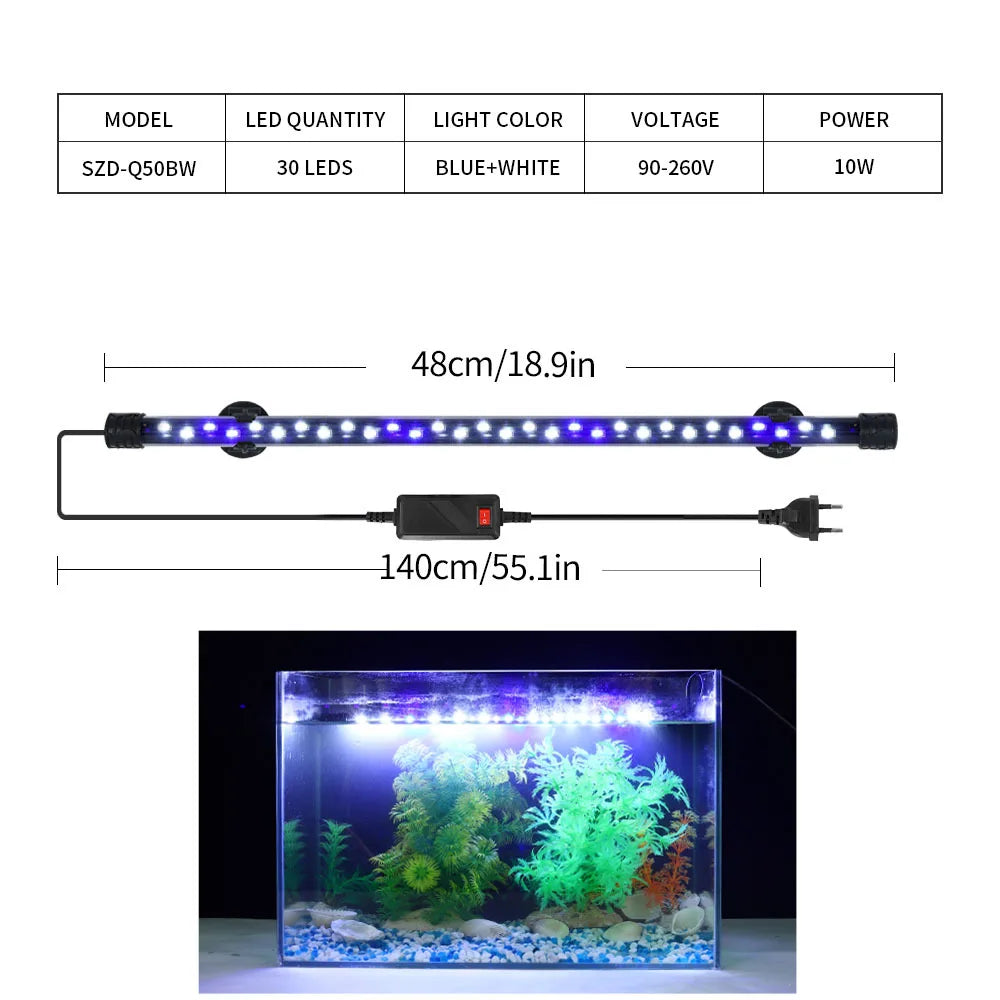 90-260V Aquarium Light LED Waterproof Fish - MyPetDollar.com