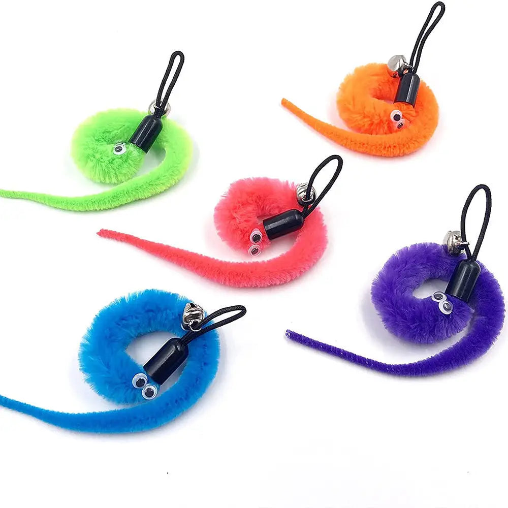 Cat Feather Toy Accessories False Mouse Worm - MyPetDollar.com