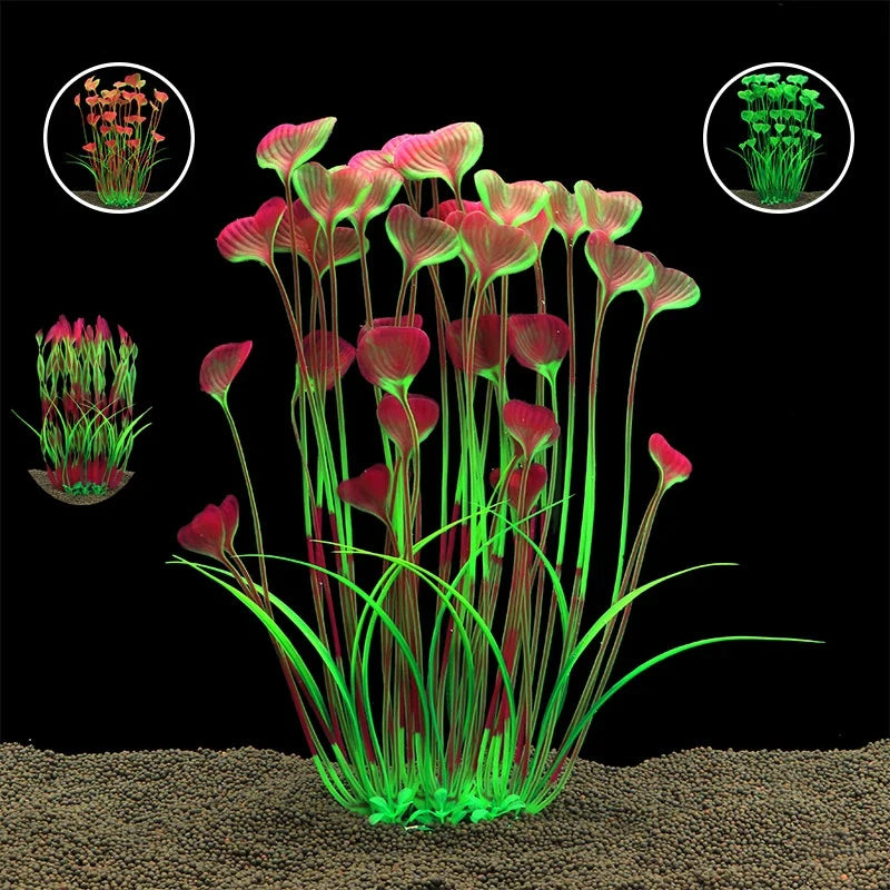 Plastic Artificial Aquarium PVC Plants - MyPetDollar.com