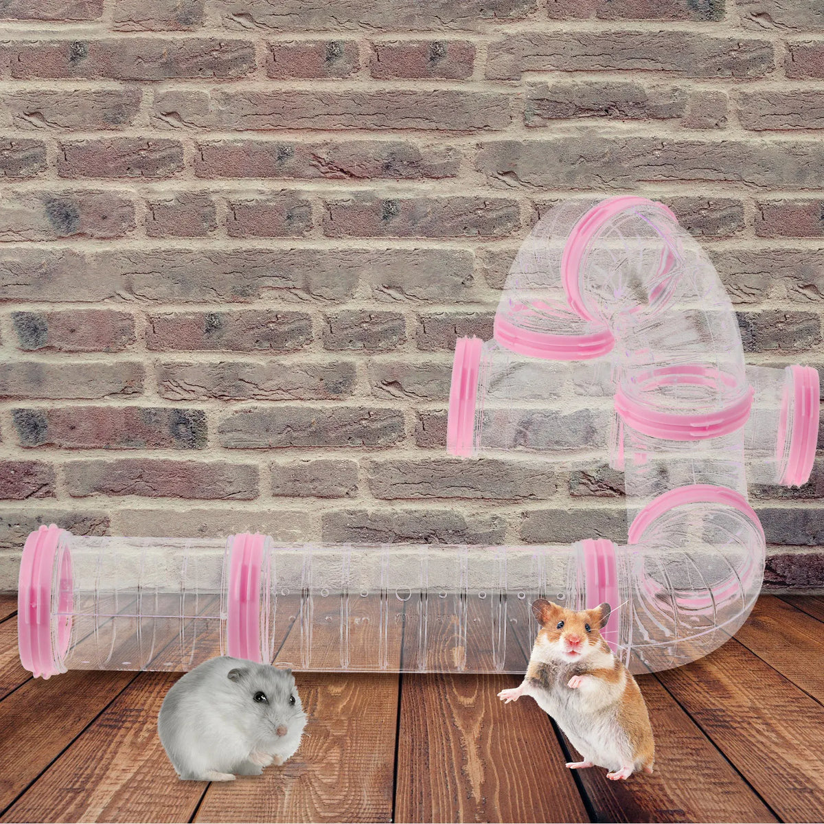 2Sets DIY Hamster Tunnel Tube Kit Plastic - MyPetDollar.com