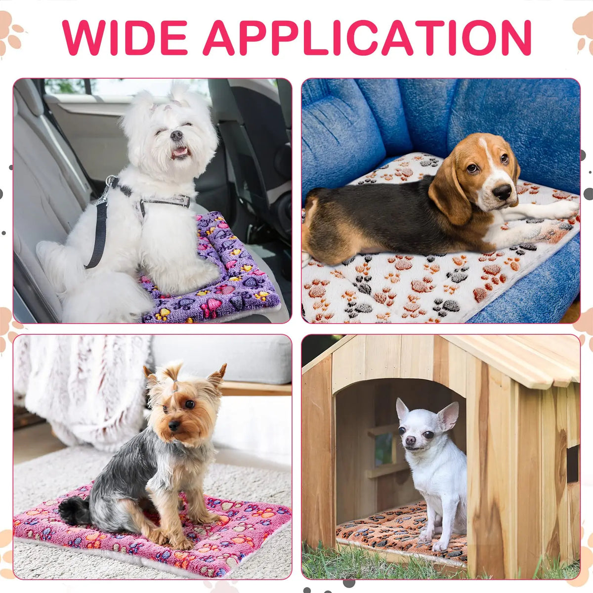 Large Size Flannel Dog Bed Thicken Cat Bed - MyPetDollar.com