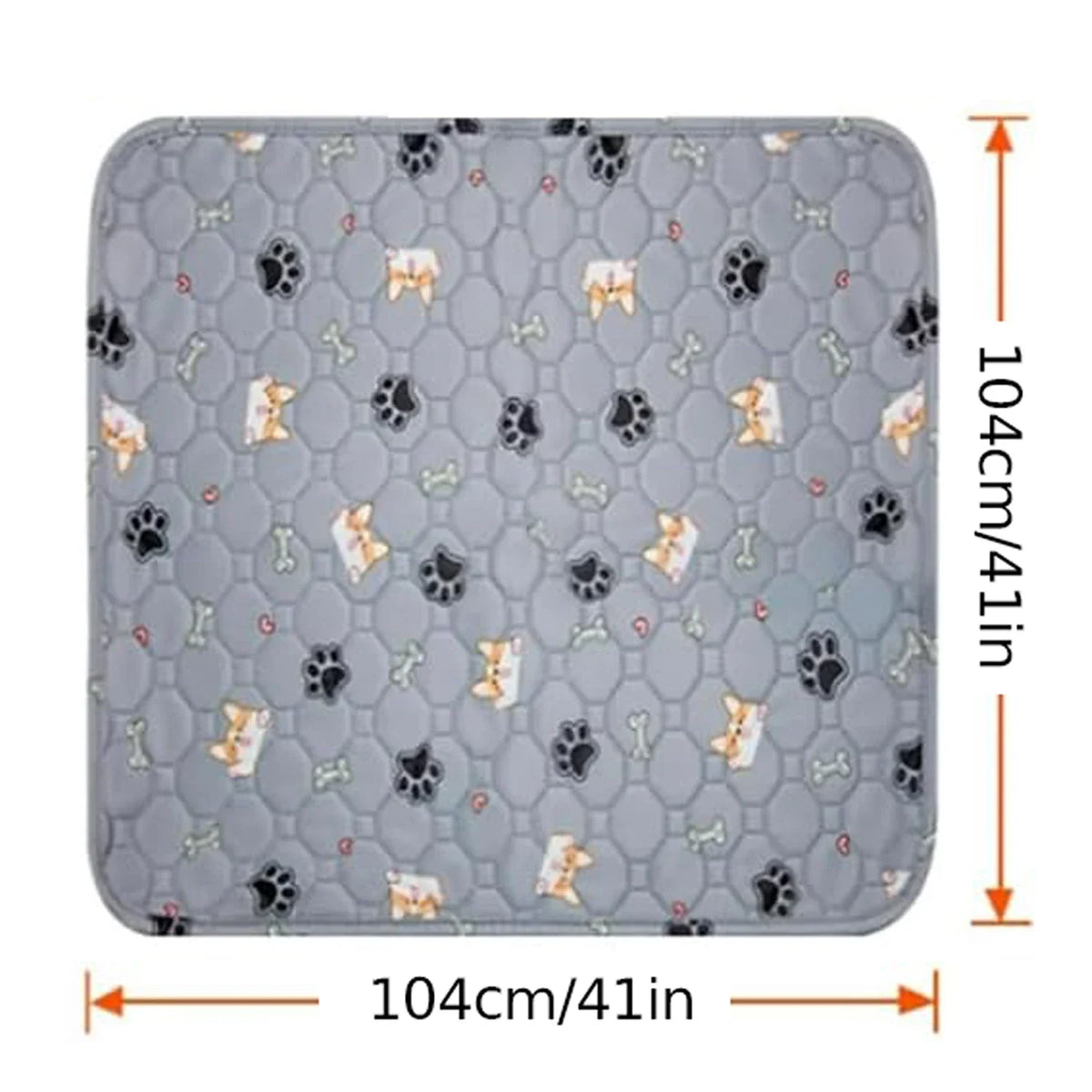 Washable Pet Mat - Thickened and Reusable Urine Isolation Bed