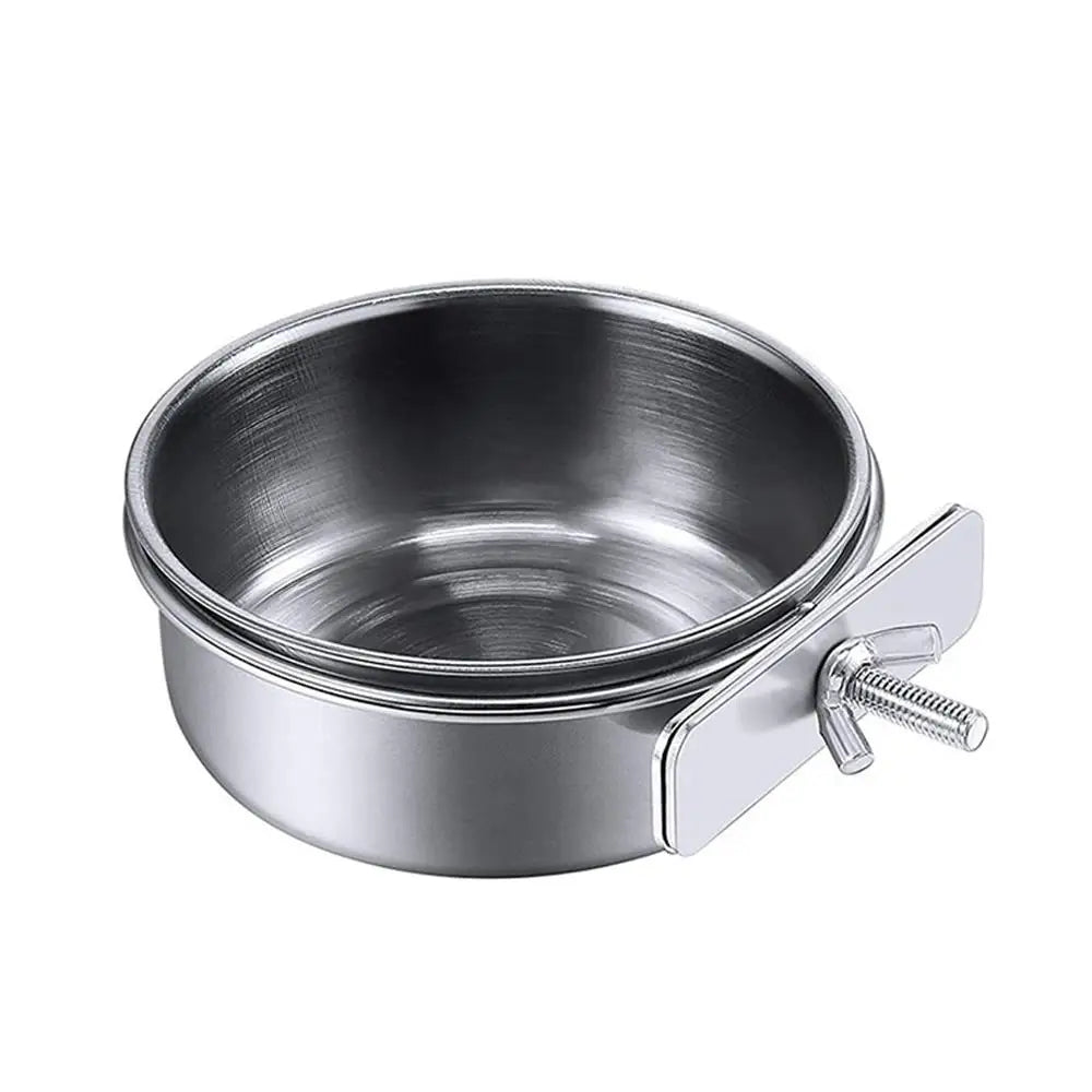Stainless Steel Bird Bowls Parrot Feeding - MyPetDollar.com