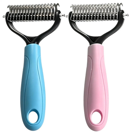 Double Sided Pet Deshedding Brush Dog - MyPetDollar.com