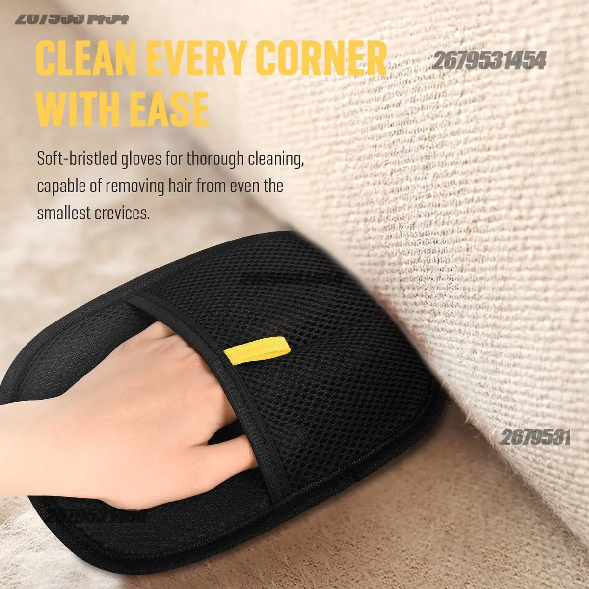 2 In 1 Pet Hair Removal Mitts For Cats Dogs - MyPetDollar.com