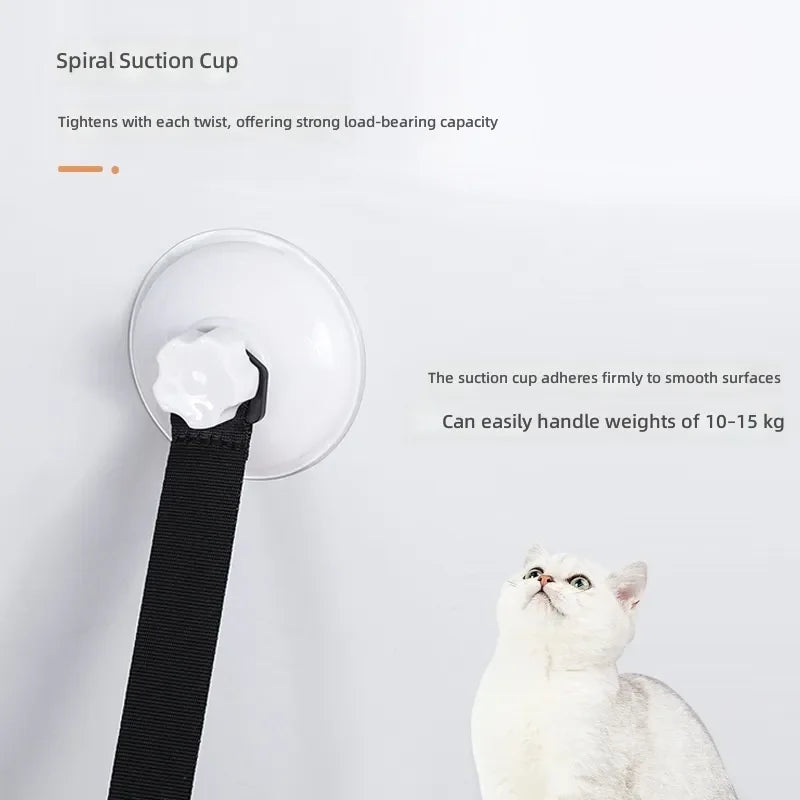 Premium Cat Hammock Wall Mounted Suction Cup - MyPetDollar.com