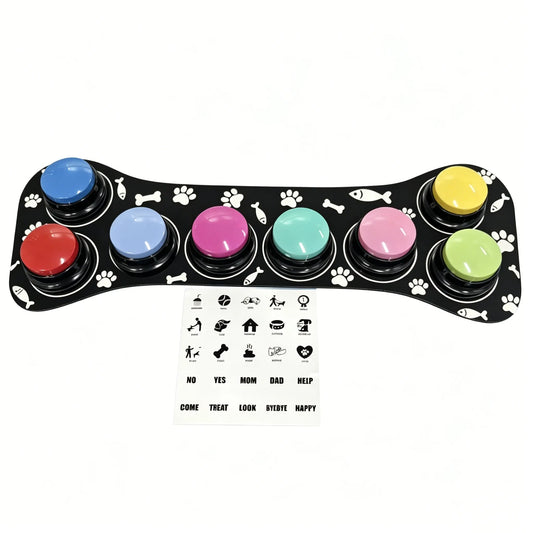 8PCS Cat Dog Squeak Toy Dog Button Dog - MyPetDollar.com